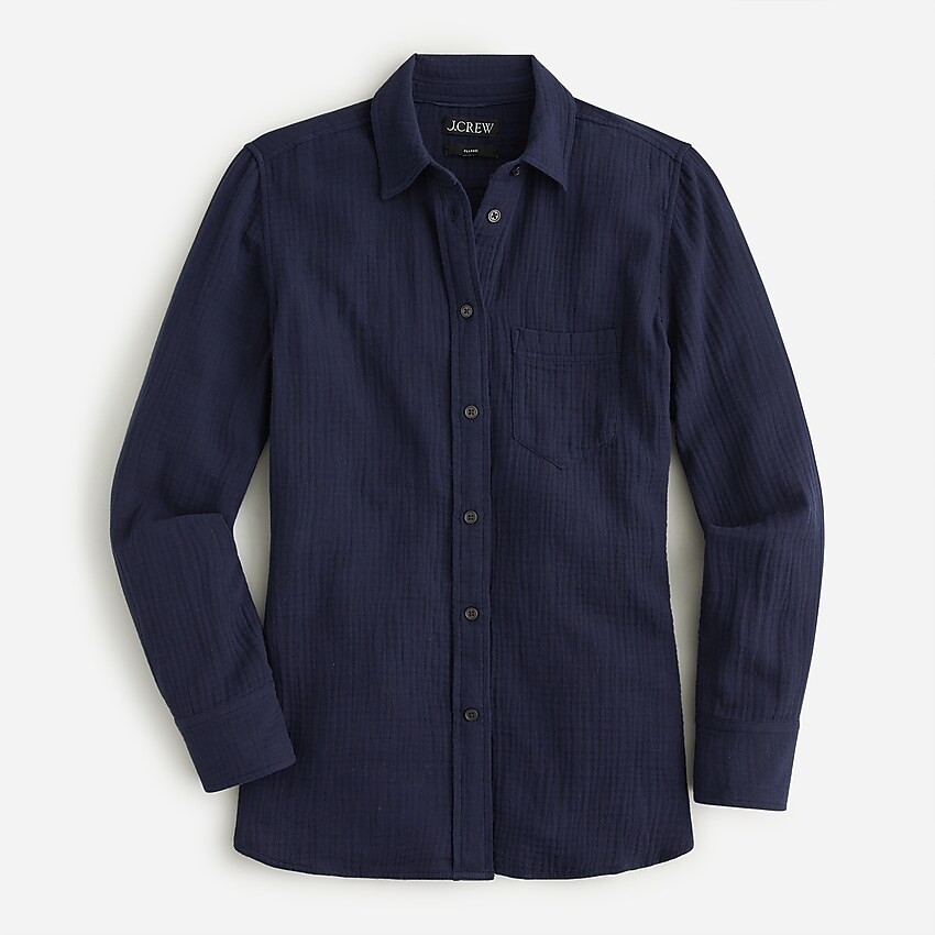 Classic-fit double gauze shirt | J. Crew US