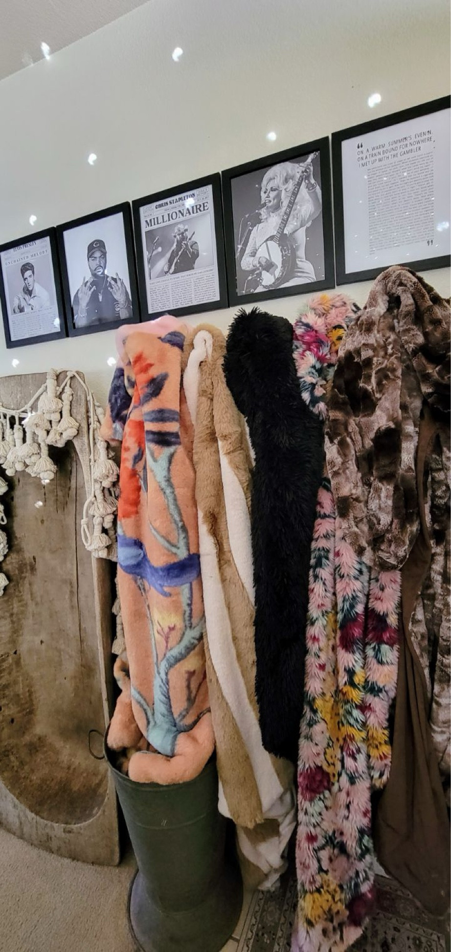 Cozy home decor. Wall of musicians & cozy throw wall. 
#LTKGiftGuide
#LTKHoliday


#LTKHome #LTKParties #LTKSaleAlert