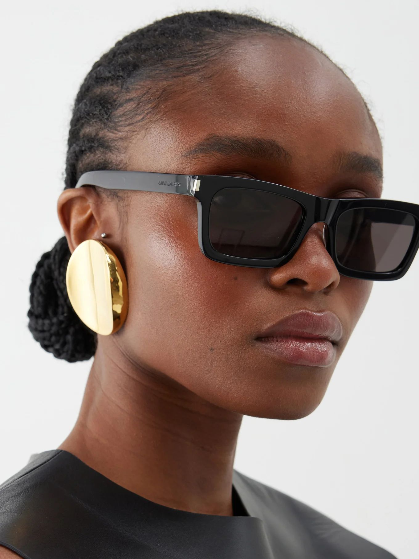 Betty rectangle-frame acetate sunglasses | Saint Laurent | Matches (UK)