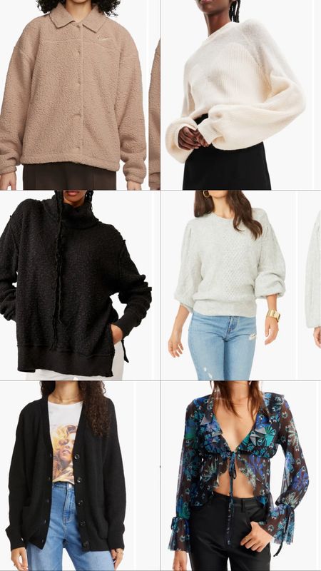 My fav new sale items from Nordy. Sweaters, turtlenecks, cardigans, fleece jacket, winter outfit, winter fashion, going out top, crop top, 

#LTKsalealert #LTKstyletip #LTKfindsunder100