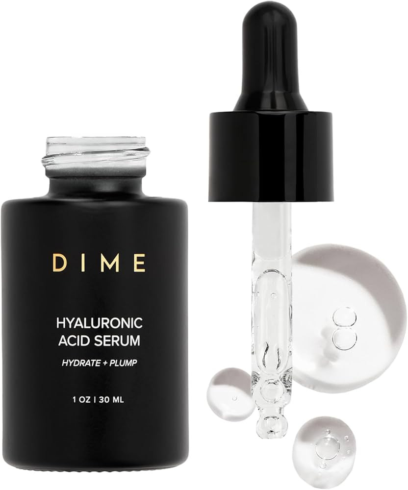 DIME Beauty Hyaluronic Acid Serum, Non-Greasy Hydrating Face Serum with Pure Hyaluronic Acid, 1 o... | Amazon (US)