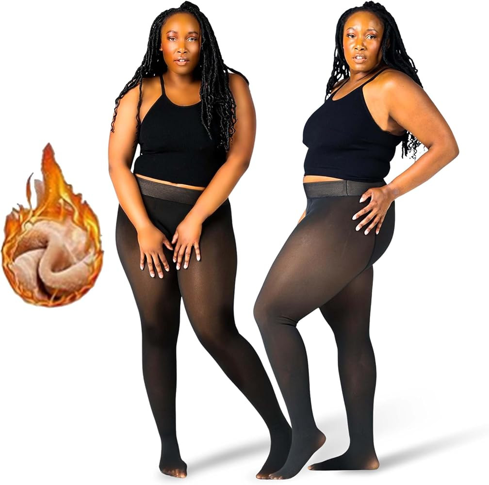Fleece Lined Tights for BLACK WOMEN | Amazon (US)