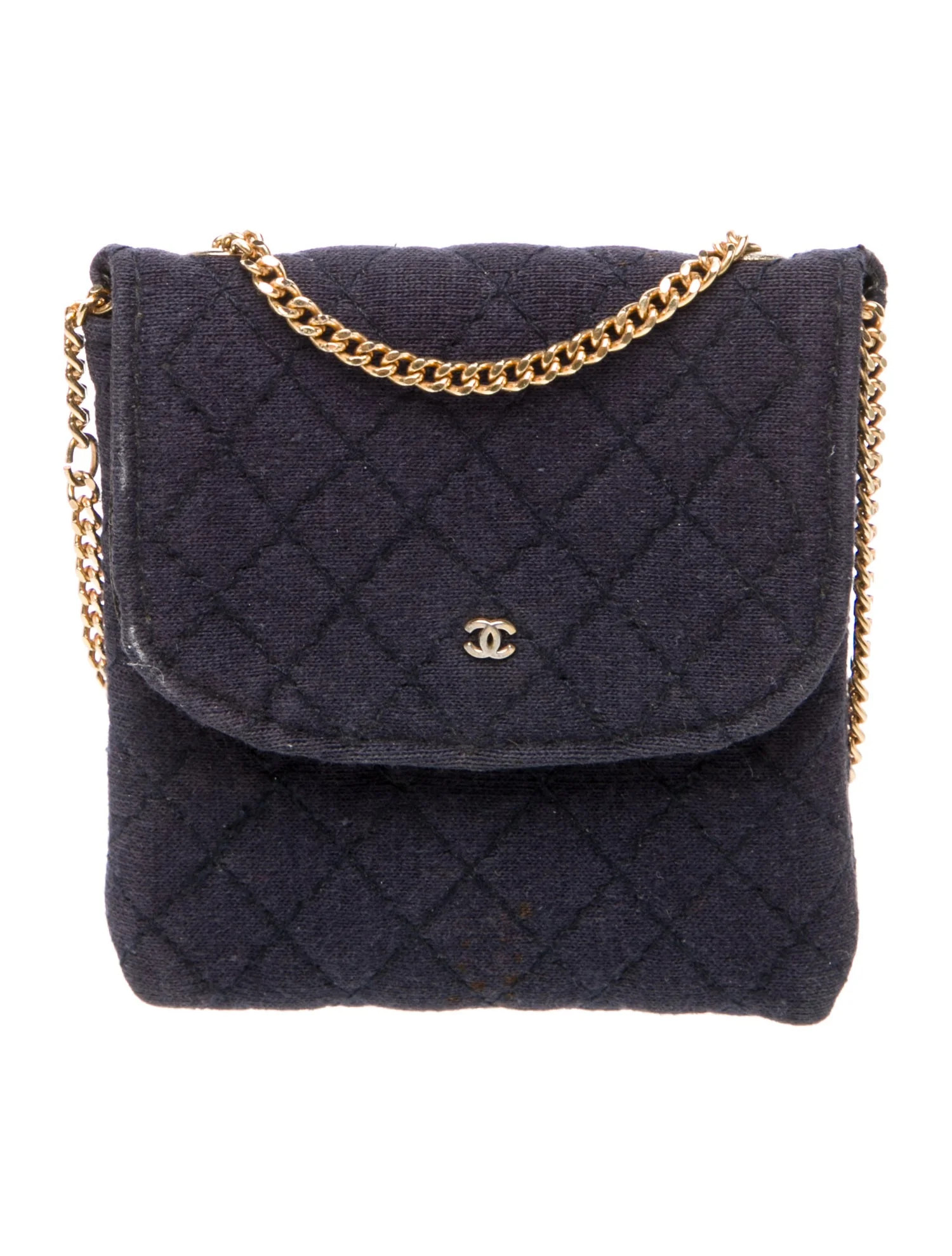 Chanel Micro Jersey Flap Bag - Blue Mini Bags, Handbags - CHA1358946 | The RealReal | The RealReal