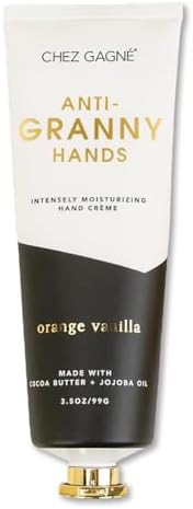 Chez Gagné Intensely Moisturizing Vegan Hand Cream (3.4oz) Jojoba Oil Cocoa Butter- Non-Greasy, ... | Amazon (US)