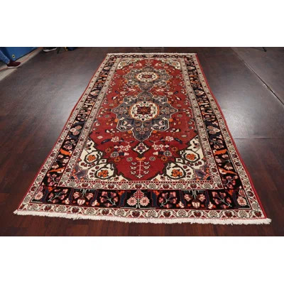 One-of-a-Kind Aatikun Hand-Knotted New Age 5'2" x 9'11" Wool Area Rug in Red | Wayfair North America