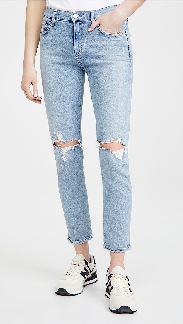 Toni Mid Rise Straight Jeans | Shopbop