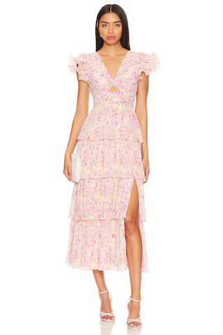 ASTR the Label Emporia Dress in Pink Green Multi from Revolve.com | Revolve Clothing (Global)