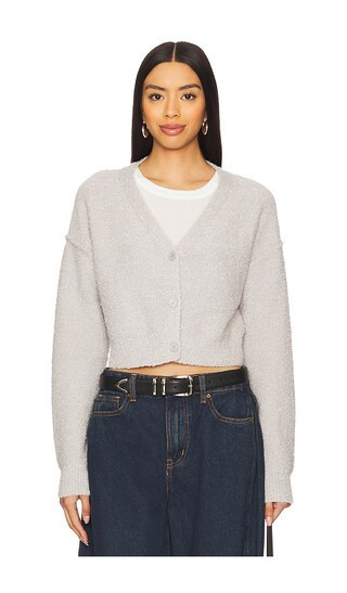 MORE TO COME Carolyn Cardigan in Grey. - size L | Revolve Clothing (Global)