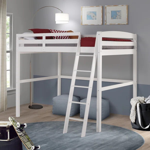 Mallika Solid Wood Loft Bed | Wayfair North America
