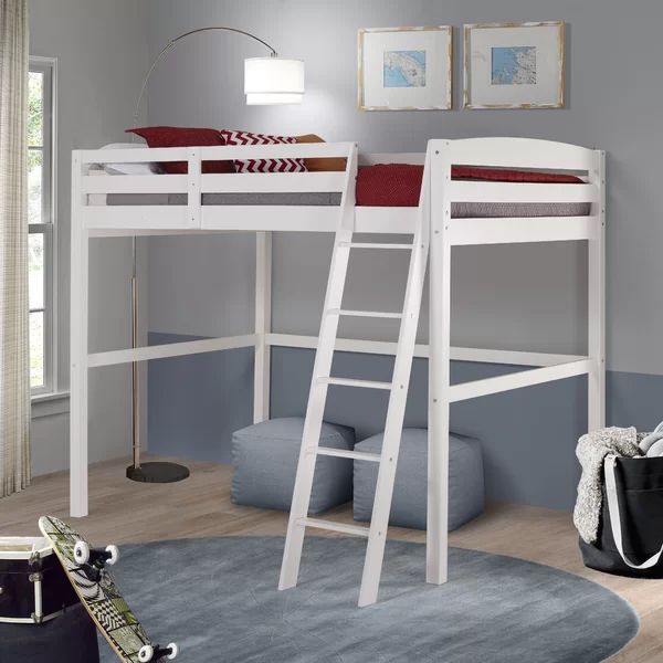 Mallika Solid Wood Loft Bed | Wayfair North America