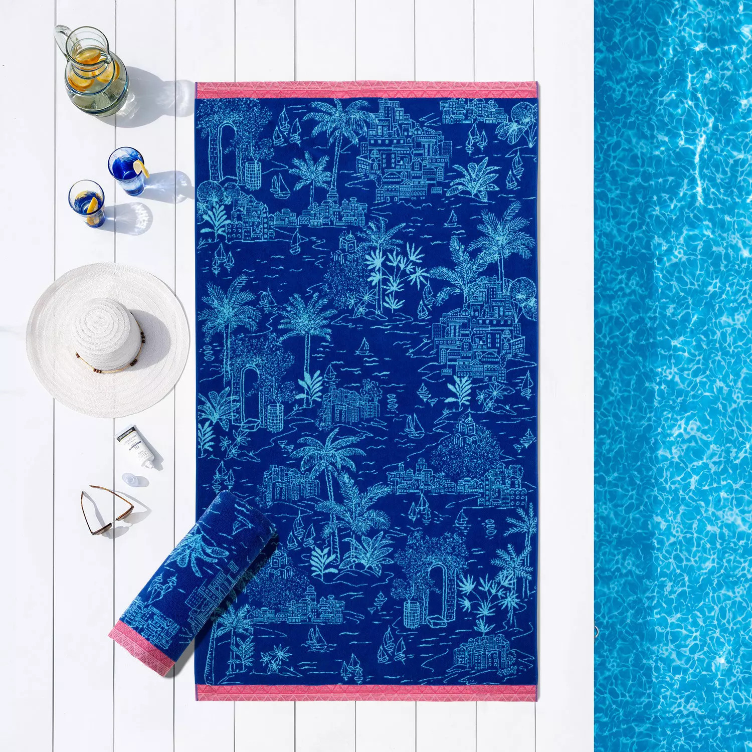 Member's Mark Oversized Fashion 2pk Beach Towel, 40" x 72", Assorted Designs | Sam's Club