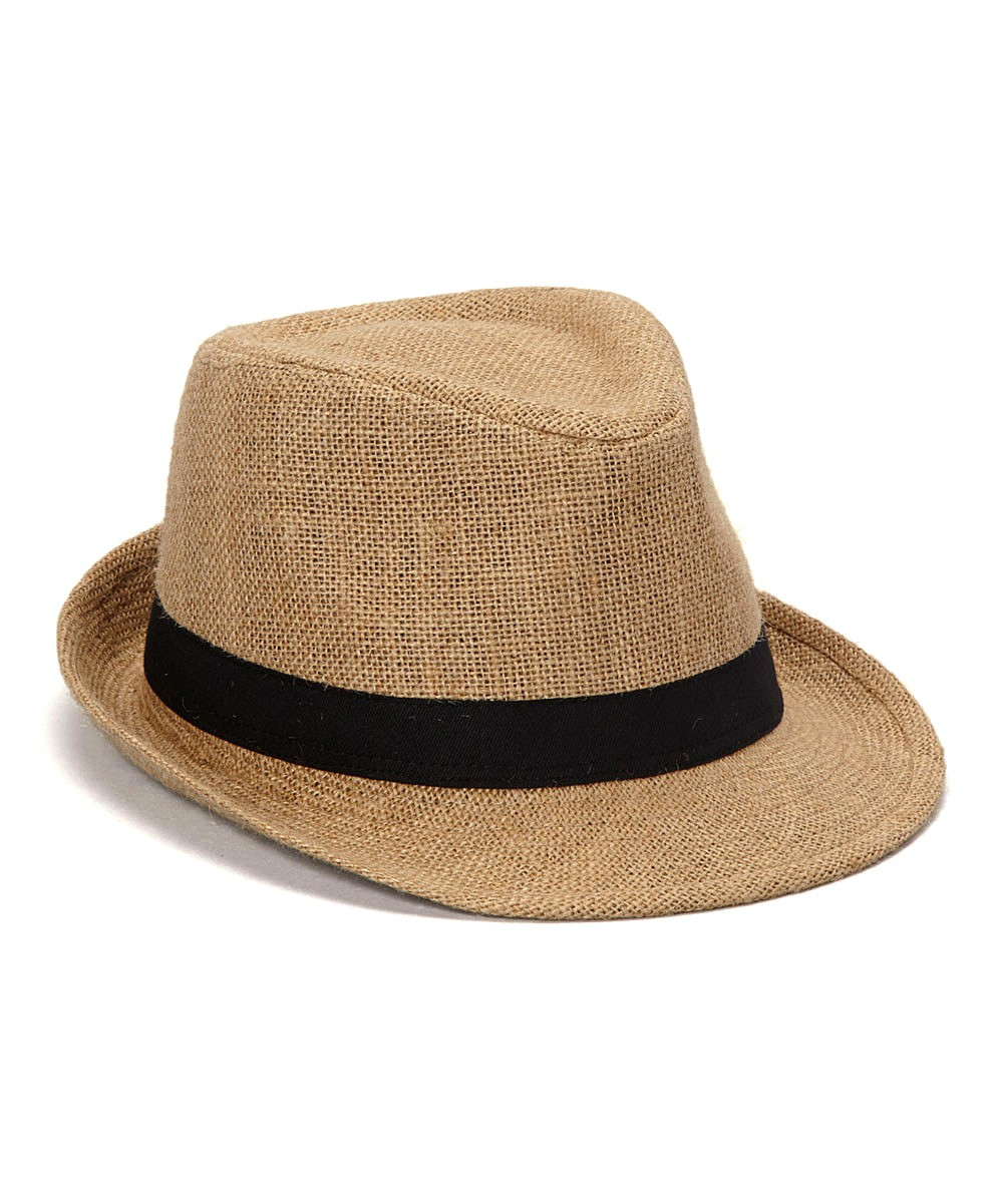 DNMC Women's Fedoras Natural - Natural Hemp Fedora | Zulily