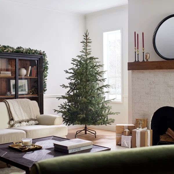 Tariq 7.5' H Green Spruce Christmas Tree | Wayfair North America