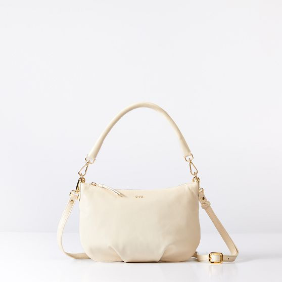 Double Handle Suede Crossbody Bag | Mark and Graham