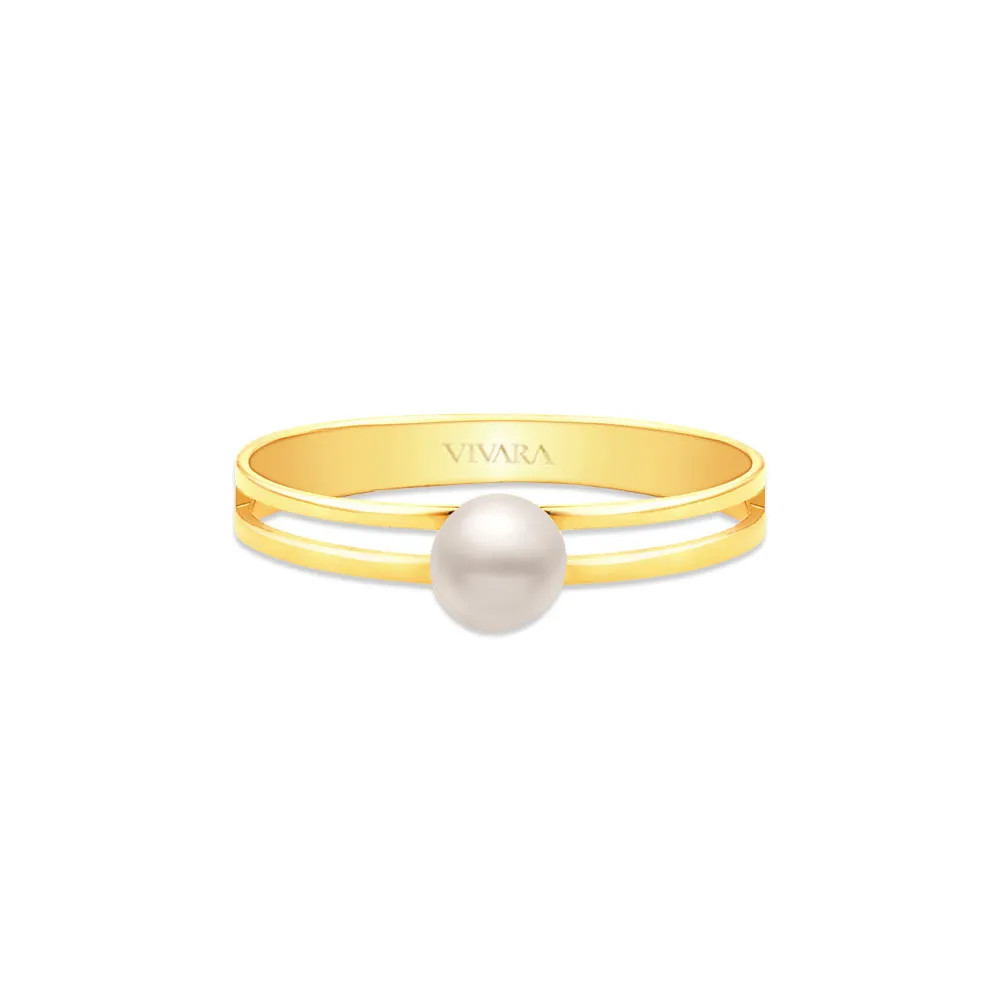 Anel Gold em Ouro Amarelo 18k com Pérola, 4-4.5mm | Vivara (BR)