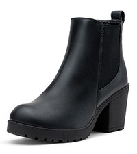 Vepose Women’s Ankle Chunky Heeled Boots Platform Chelsea Retro Short 999 Booties with Zipper | Amazon (US)