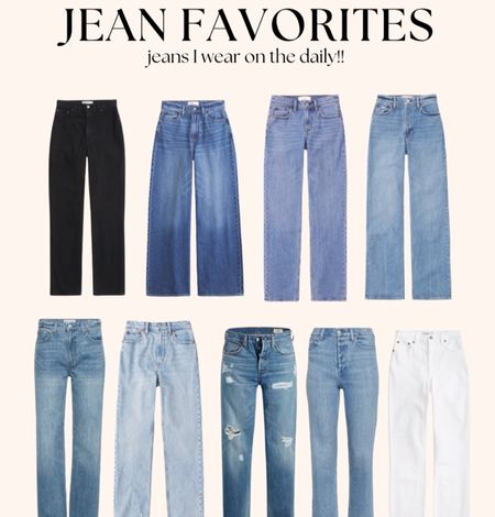 Favorite jeans to wear on a daily, spring jeans sale, light jeans, light wash, cute outfits, denim! 🤍✨

#abercrombie #abercrombiesale #jeans #springsale #springjeans

#LTKworkwear #LTKSeasonal #LTKsalealert