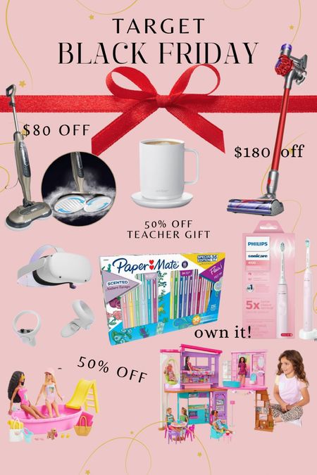Fave target Black Friday deals! #ad @target #targetstyle @targetstyle #target gift for kids, DYSON deal, spin mop deal, Barbie sale 

#LTKsalealert #LTKGiftGuide #LTKkids