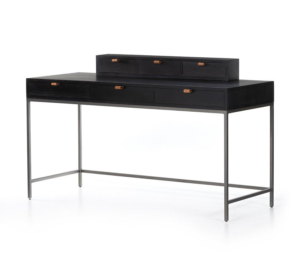 Graham Writing Desk with 3-Drawer Organizer | Pottery Barn (US)