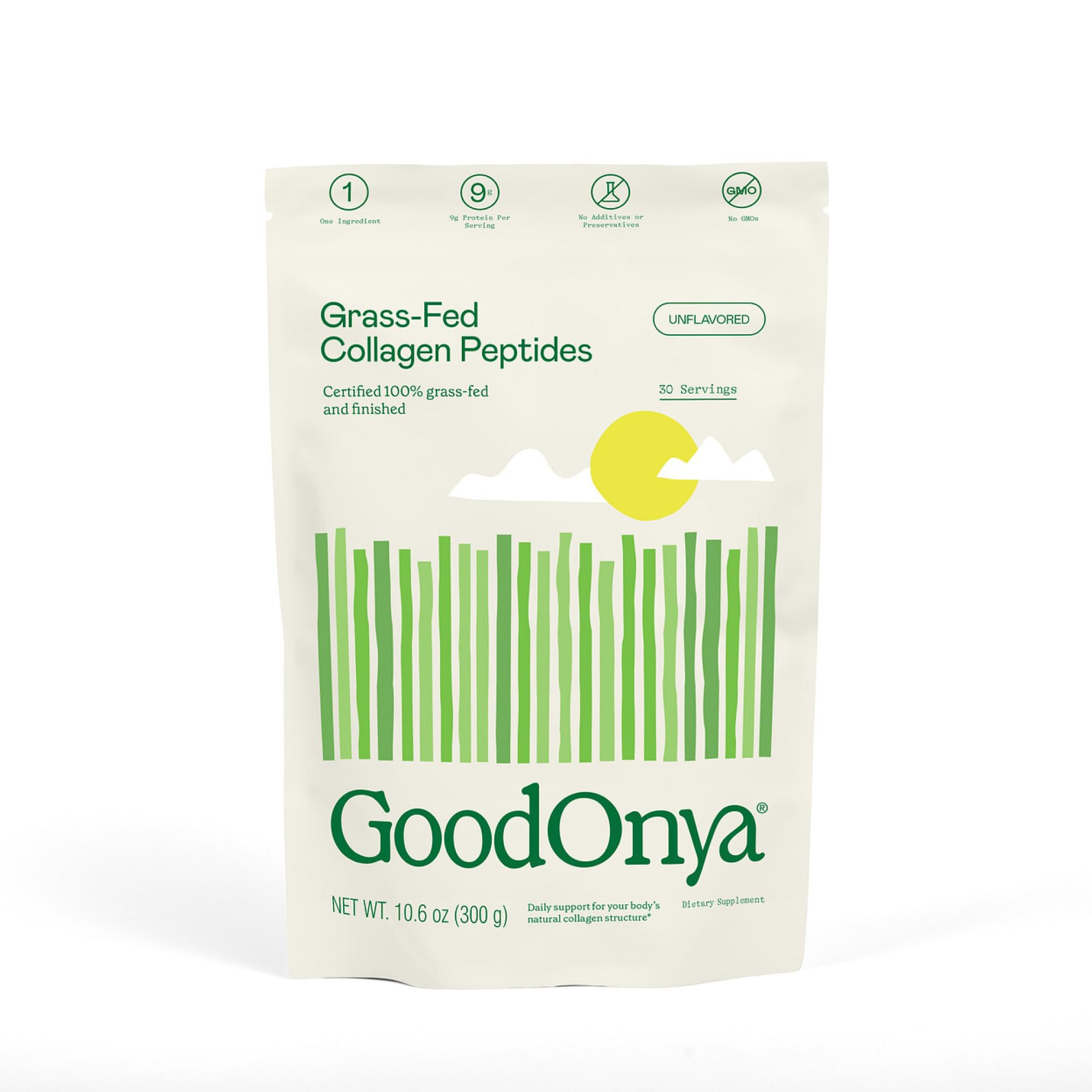 GOODONYA Certified 100% Grass-Fed and Finished Collagen Peptides, Non-GMO, rGBH Free, 30 Servings | Amazon (US)