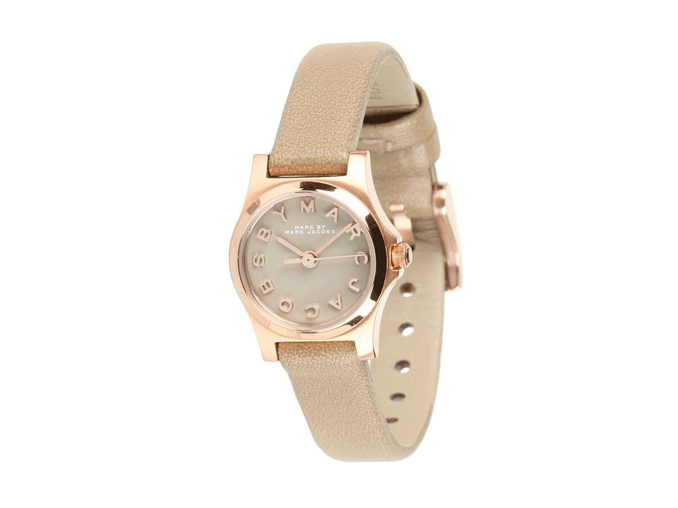 Marc by Marc Jacobs - MBM1239 - Henry Dinky (Rose Gold/Gingersnap) Watches | Zappos