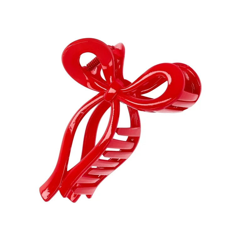 Weekend Academy Girls Bow Claw Clip, One Size | Walmart (US)