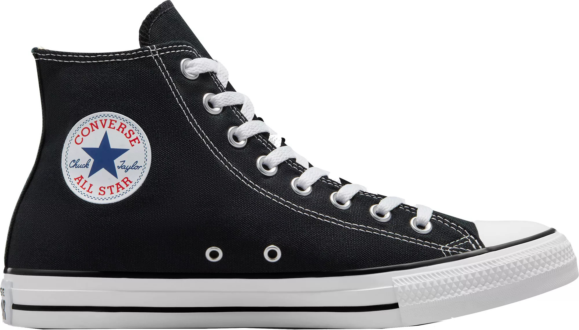 Converse Chuck Taylor All-Star High Top Core Shoes, Men's, M4.5/W6.5, Black/White | DICK'S Sporting Goods