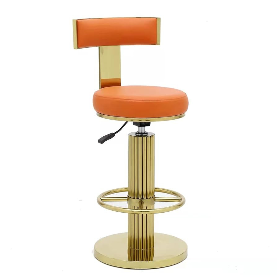 FUNROLUX Counter Height Bar Stools with Back, Modern Adjustable Height Barstools Swivel Bar Chair... | Amazon (US)