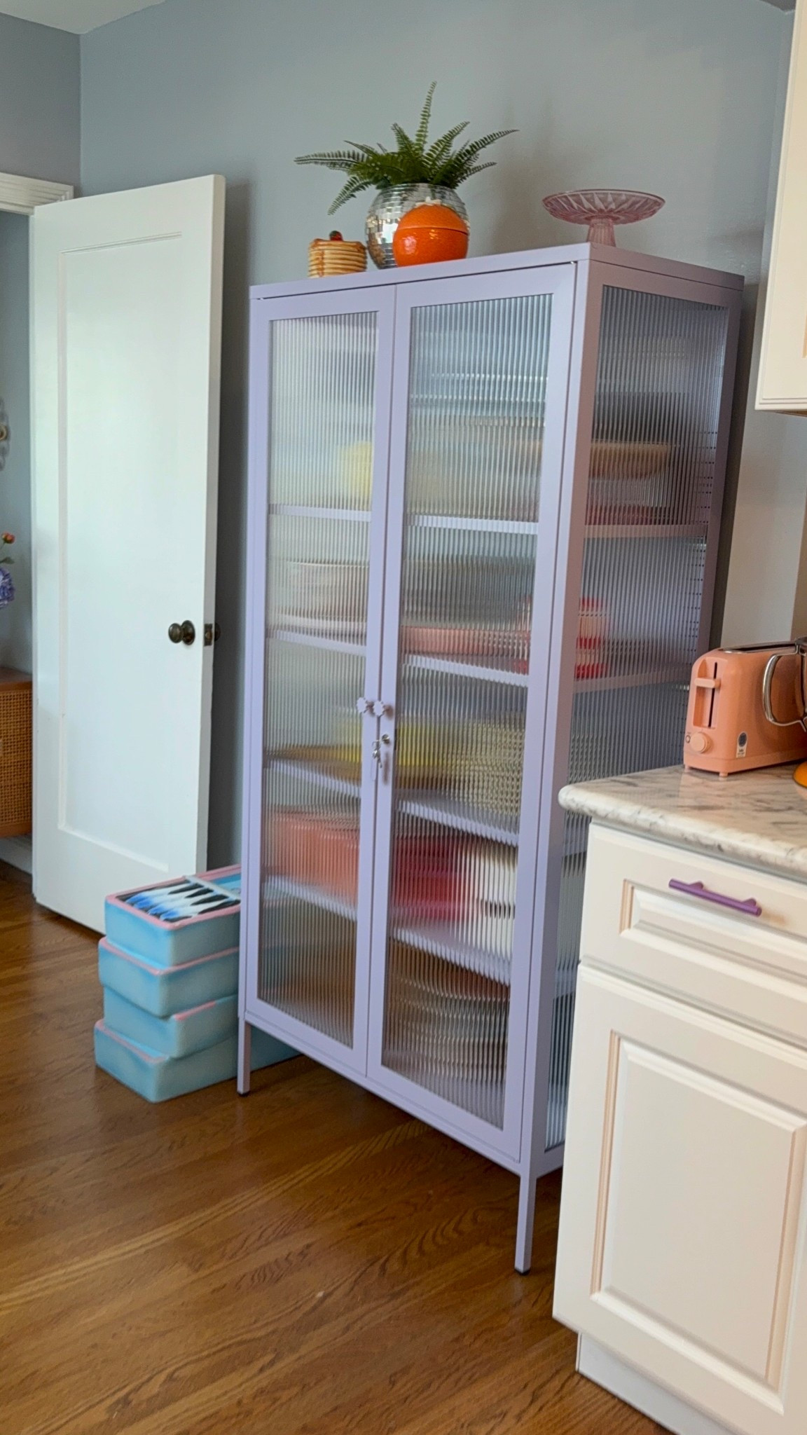 Newest kitchen storage piece!! The Collector in Lilac has made everything feel more put together and cleaner! Sooo pleased with this piece!  

#LTKSaleAlert #LTKHome #LTKStyleTip