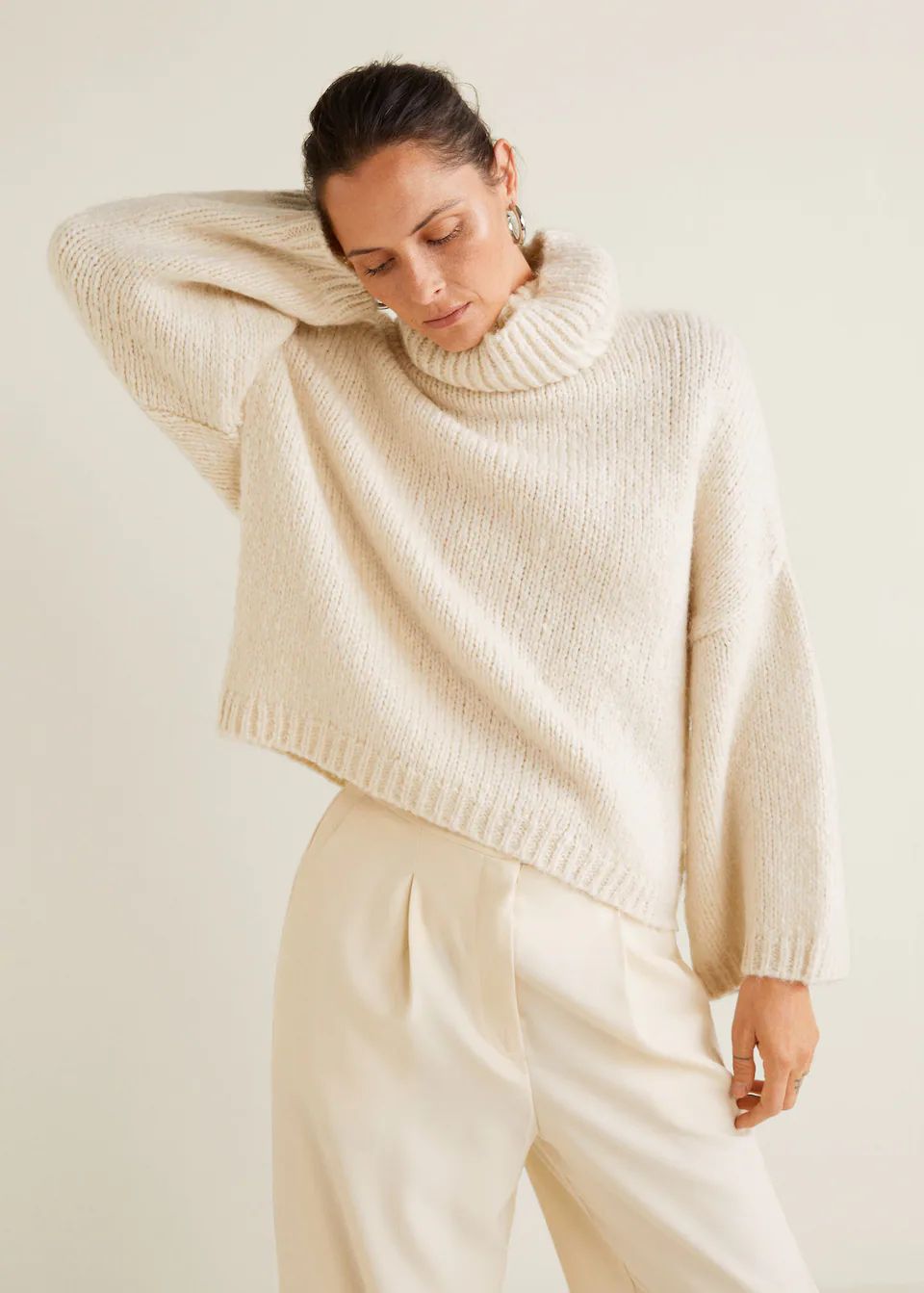 Wool-blend knit sweater - Women | MANGO (UK)