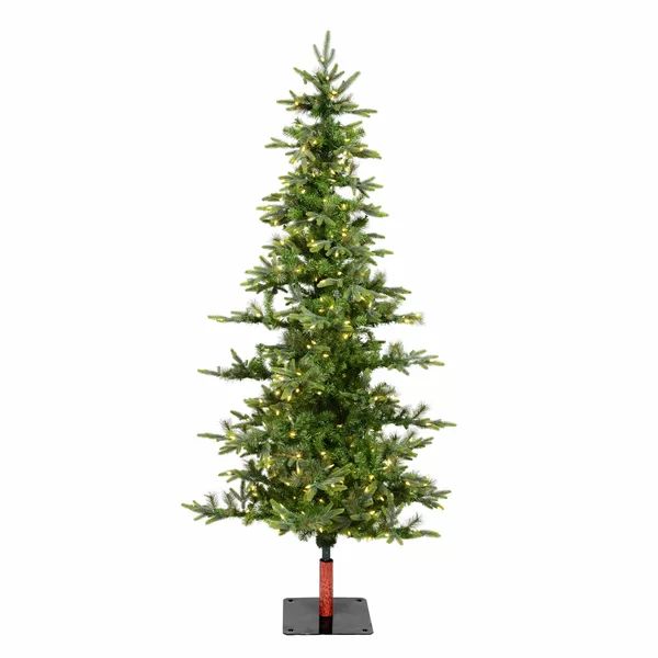 7' Shawnee Alpine Style Artificial Christmas Tree with LED Clear Lights | Wayfair Professional