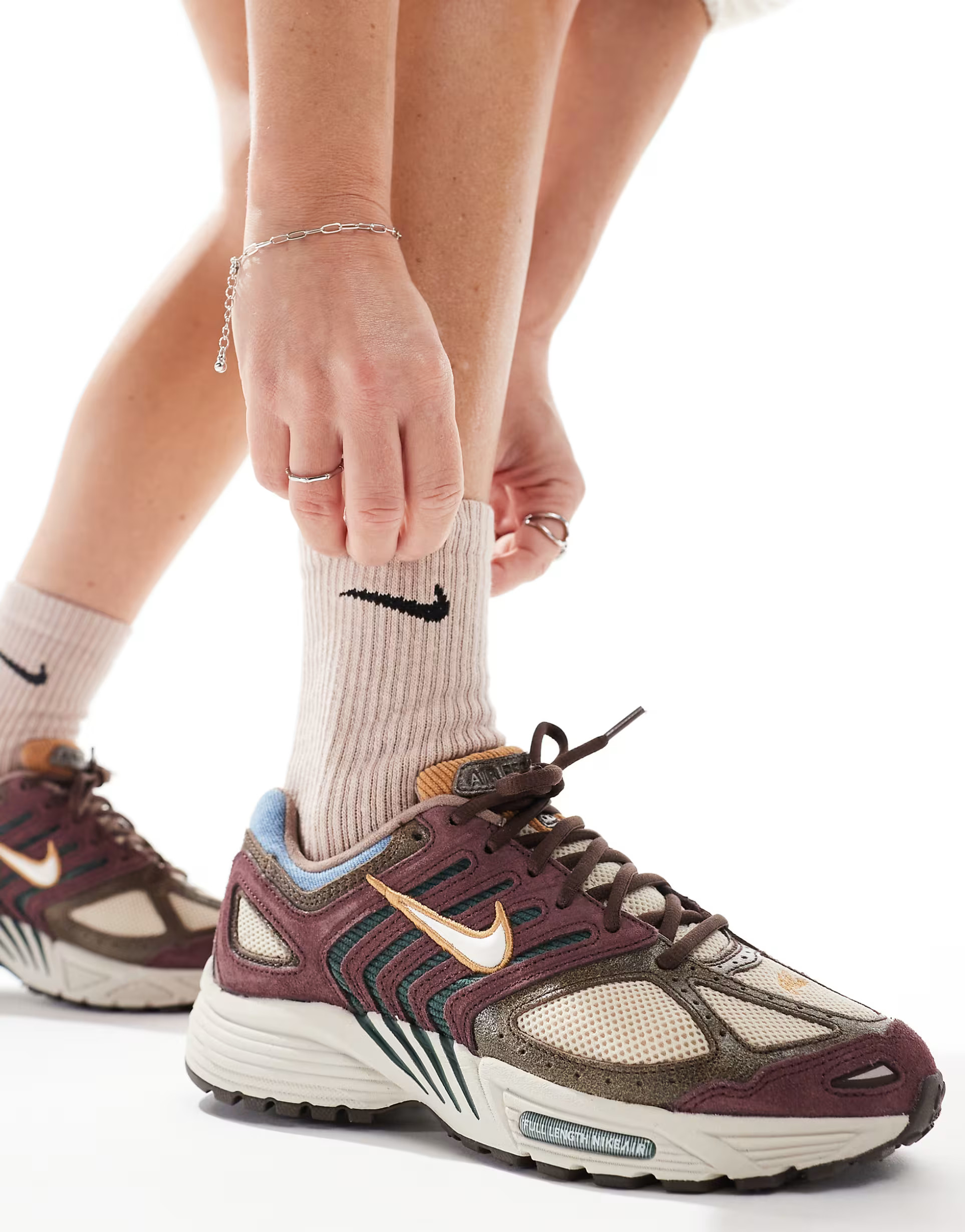 Nike Air Pegasus 2005 sneakers in beige and brown | ASOS (Global)