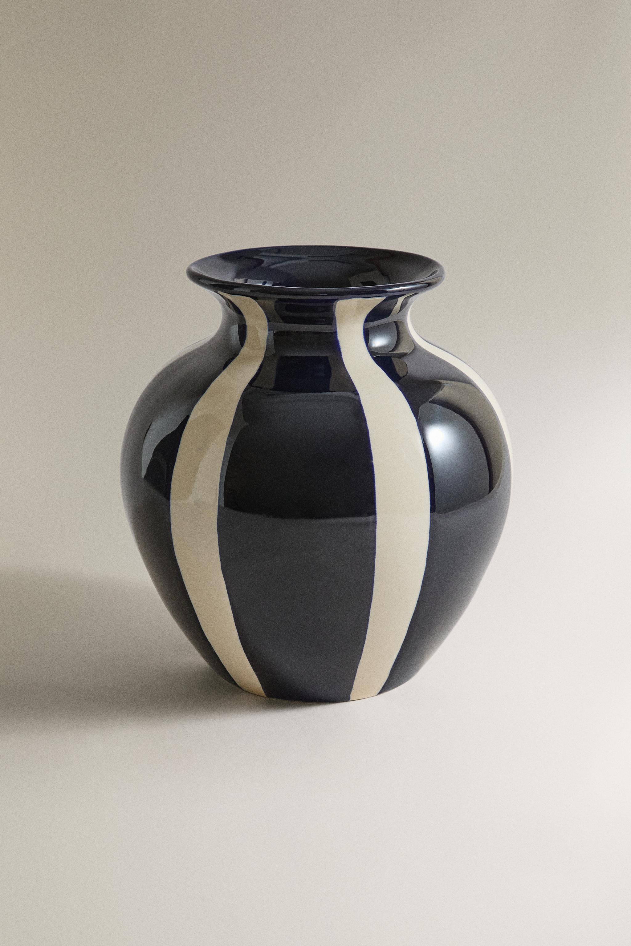 VASE DÉCORATIF EN CÉRAMIQUE ROND | Zara FR