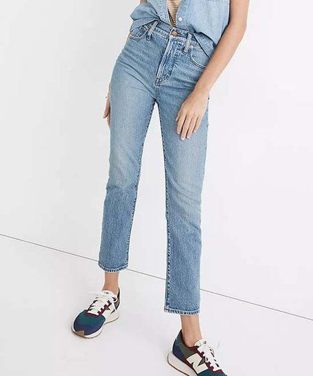 Madewell Banner Wash Perfect Vintage Tapered Crop Jeans - Women | Zulily