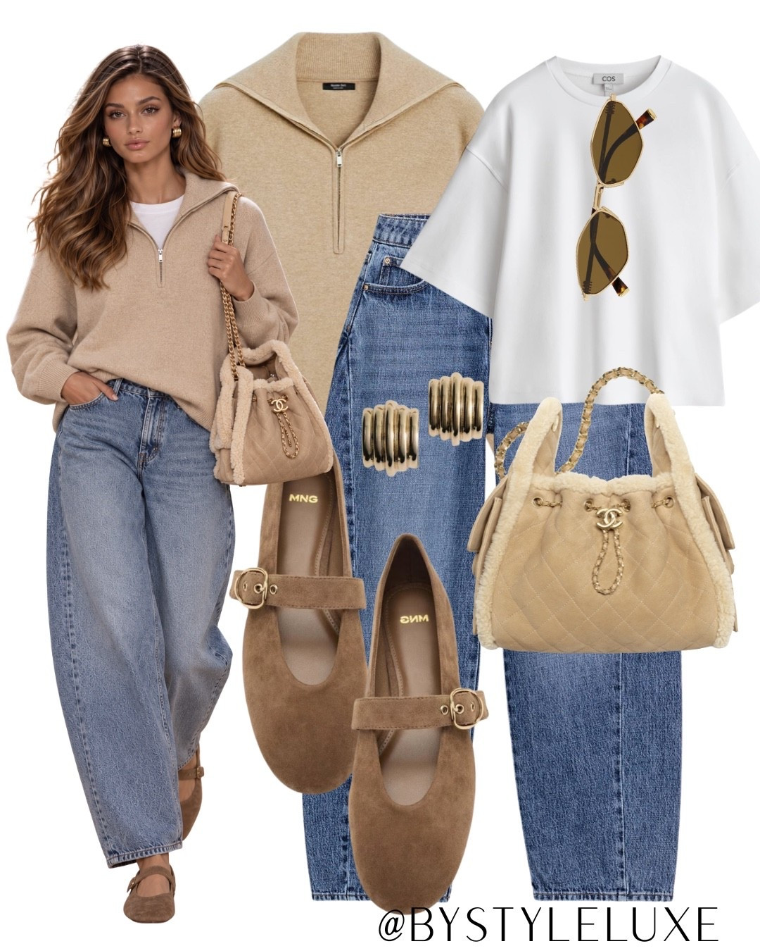 WEEKEND LOOK - This Mango jumper is in the sale and such a good alternative to the designer one that’s trending. Styled here with @Zara jeans and suede Mary Jane flats for a chic outfit 

#autumnoutfit #jeans #knitwear

#LTKautumn #LTKjeans #LTKshoes