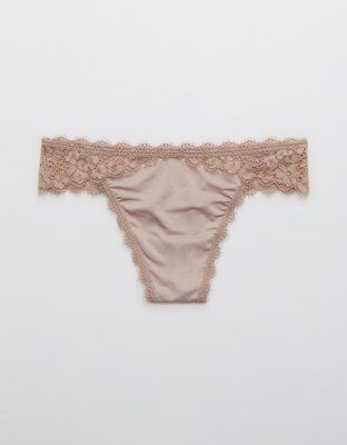 Aerie Shine Thong Underwear | American Eagle Outfitters (US & CA)