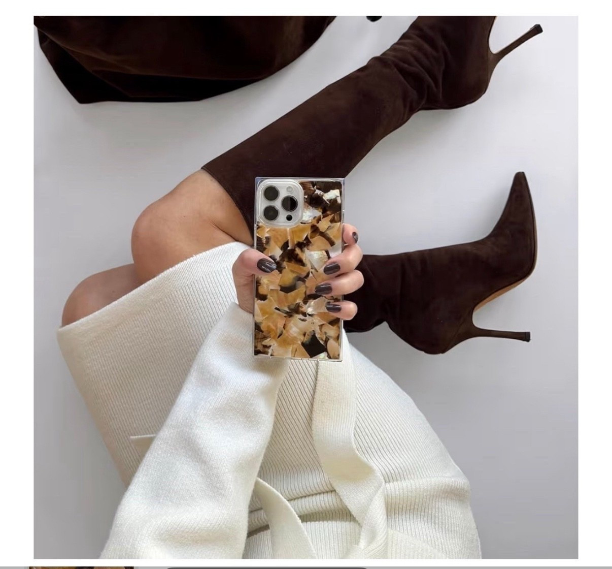 Shock proof. Shatter proof. Square iPhone cases 