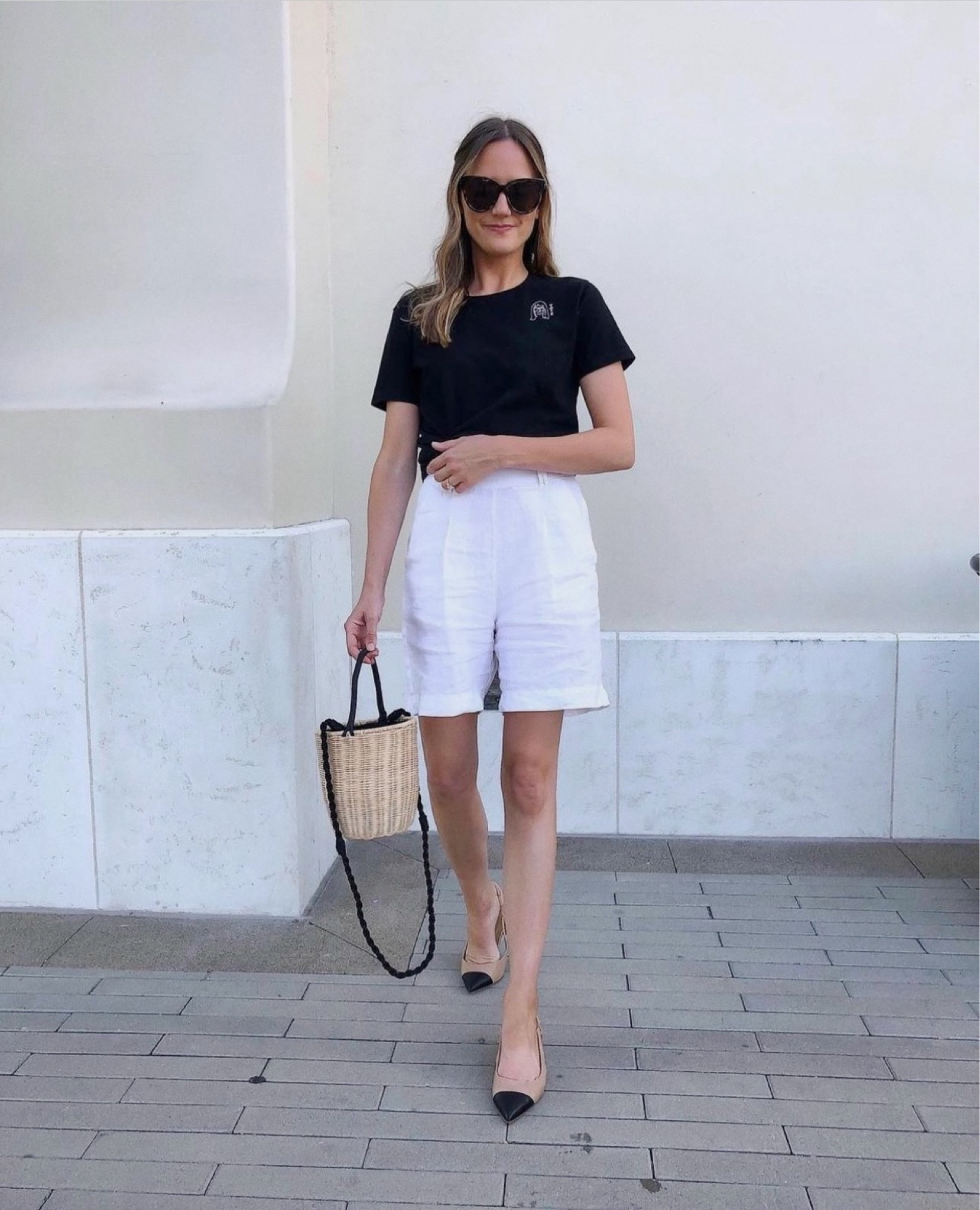 Summer shorts style. These exact linen shorts are old but sharing similar options to add to a classic summer wardrobe. Love them paired with a black tee for a never-fail b&w look. 

#LTKFind #LTKstyletip #LTKSeasonal