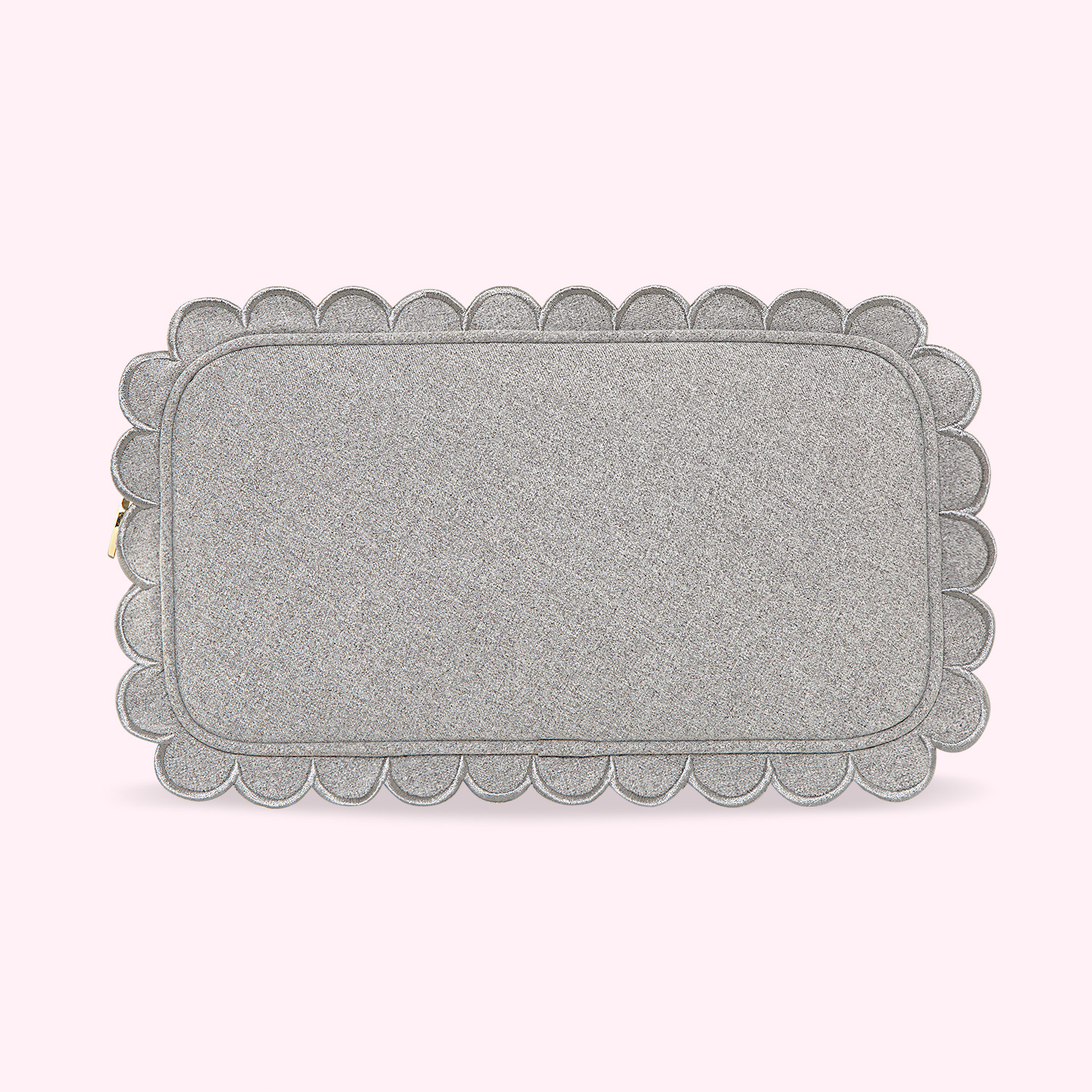 Scalloped Heather Small Pouch - Customizable Organization Bag | Stoney Clover Lane | Stoney Clover Lane