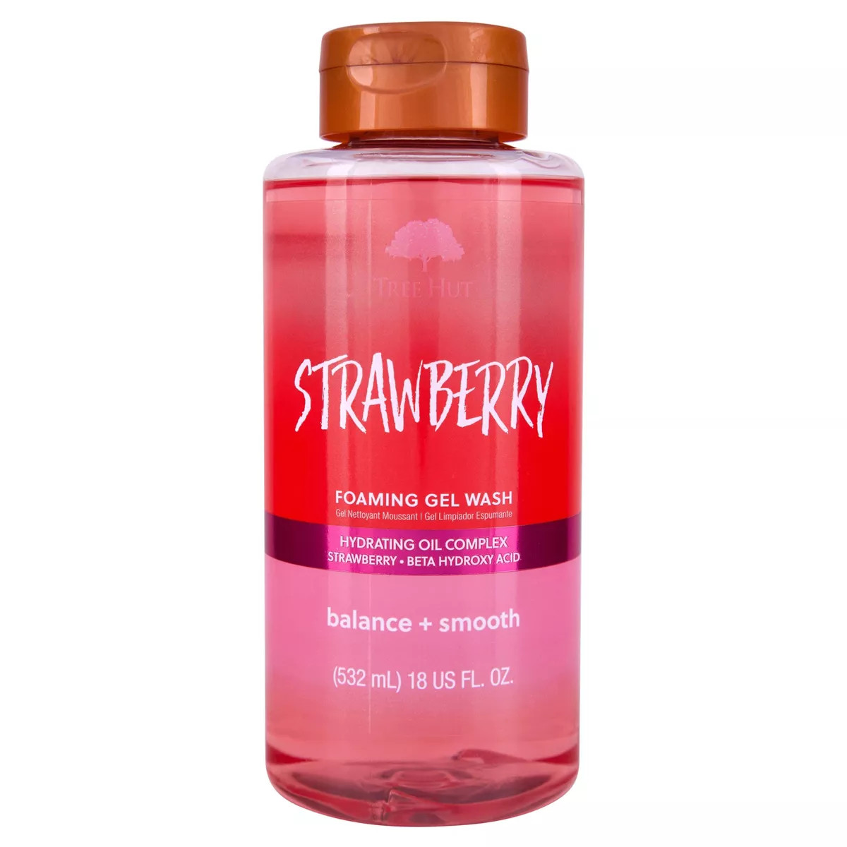 Tree Hut Strawberry Foaming Gel Body Wash - 18 fl oz | Target