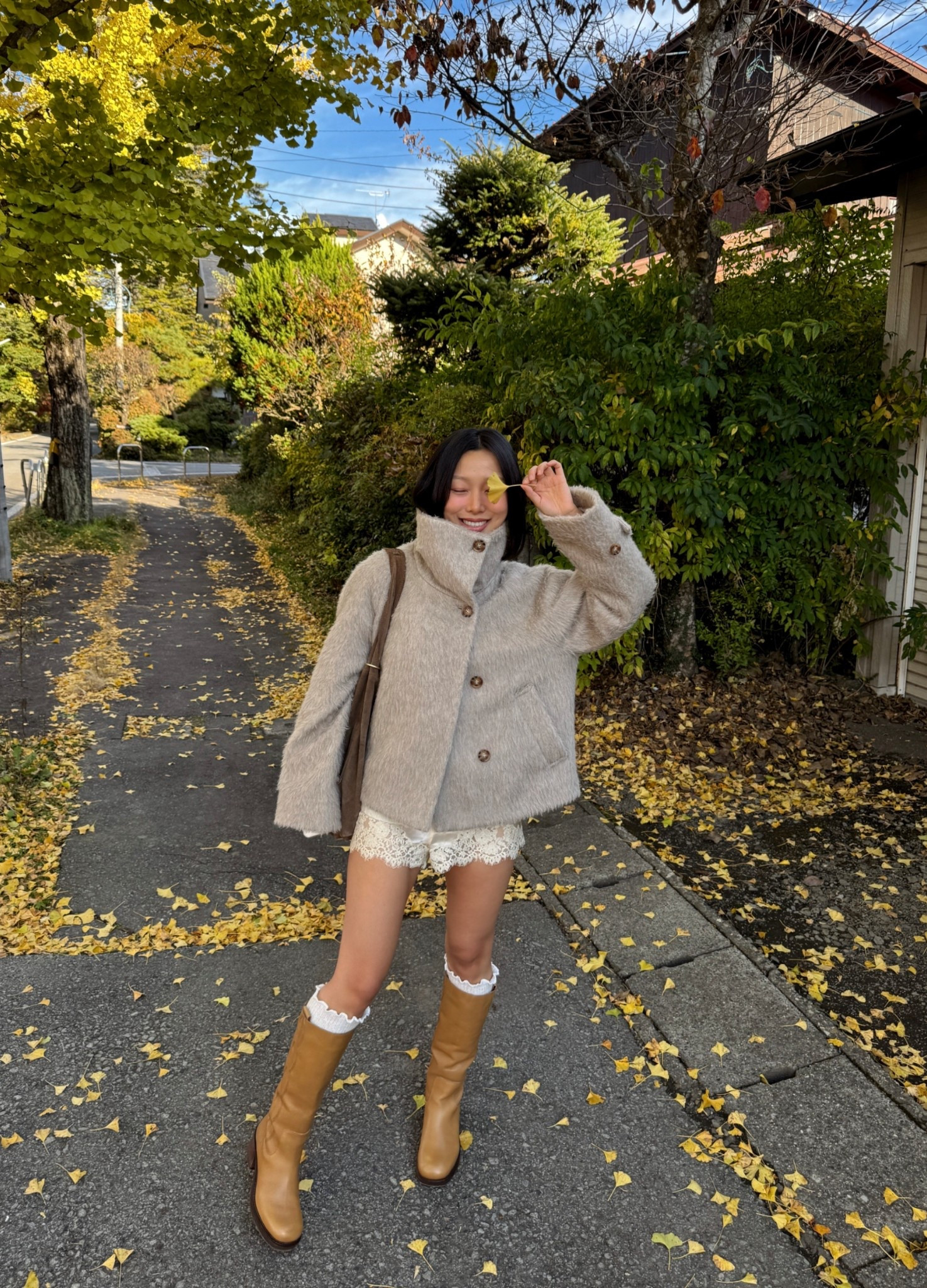 cozy funnel neck coat + knee high boots outfit 🤎

oatmeal funnel neck coat season is here. i styled mine with a cream lace mini + tan knee high boots for that cozy-but-put-together fall vibe. the high collar makes it feel chic (and warm), and the boots + brown bag pull everything together. perfect for coffee runs, travel days, or just romanticizing a random walk🧸🤍

#LTKFindsUnder100 #LTKSeasonal #LTKootd