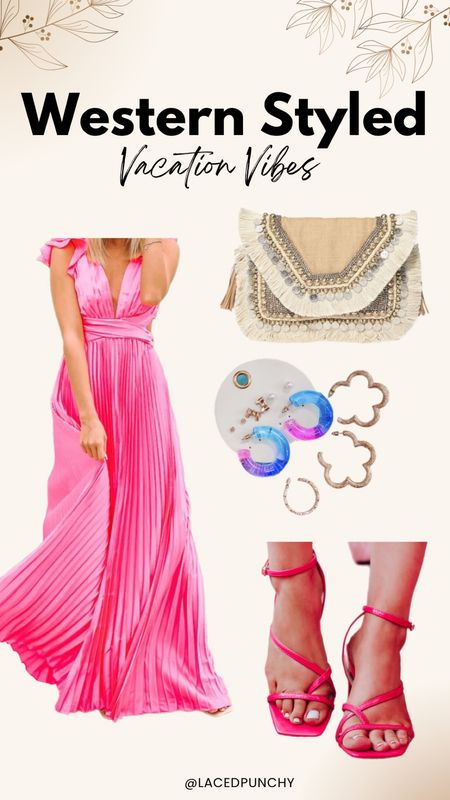 Vacay Vibes | Vacation Mode | Vacay Style | Maxi Dress | Summer Accessories | Boho Bag 

#LTKstyletip #LTKshoecrush #LTKSeasonal