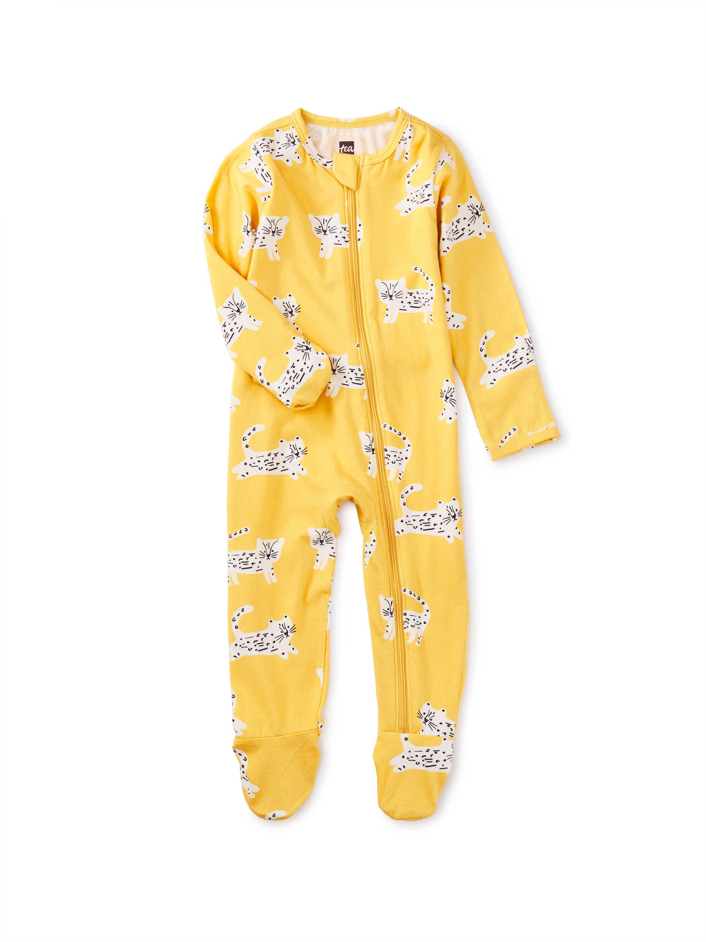 Footed Zip Front Baby Romper | Tea Collection