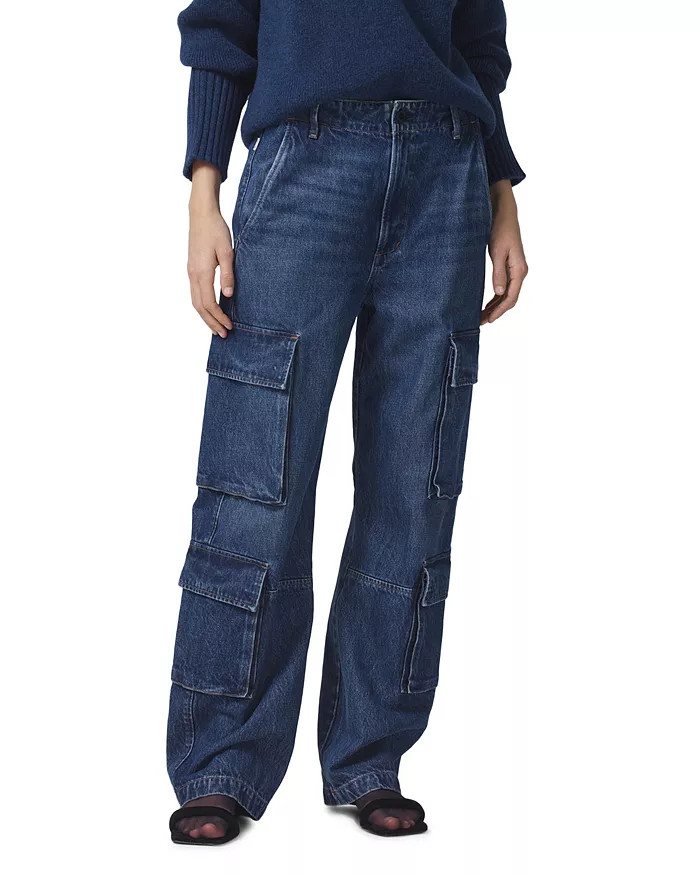 Delena High Rise Cargo Jeans in Alma | Bloomingdale's (US)