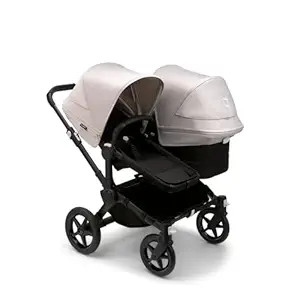 Bugaboo Donkey 5 Mono + Duo Stroller - Side-by-Side Double Stroller - Black/Midnight Black/Misty ... | Amazon (US)