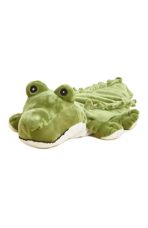 Warmies Alligator Plush Toy in Medium Green at Nordstrom | Nordstrom