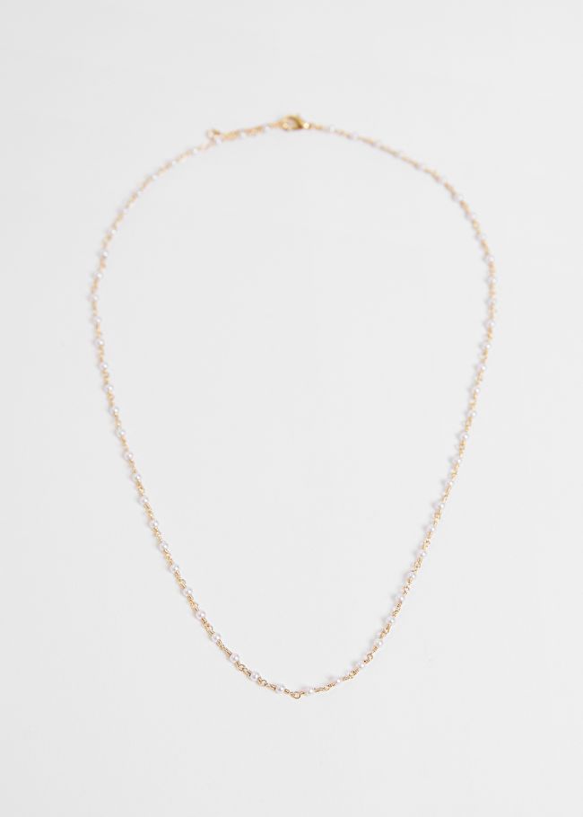 Tiny Pearl Chain Necklace | & Other Stories US