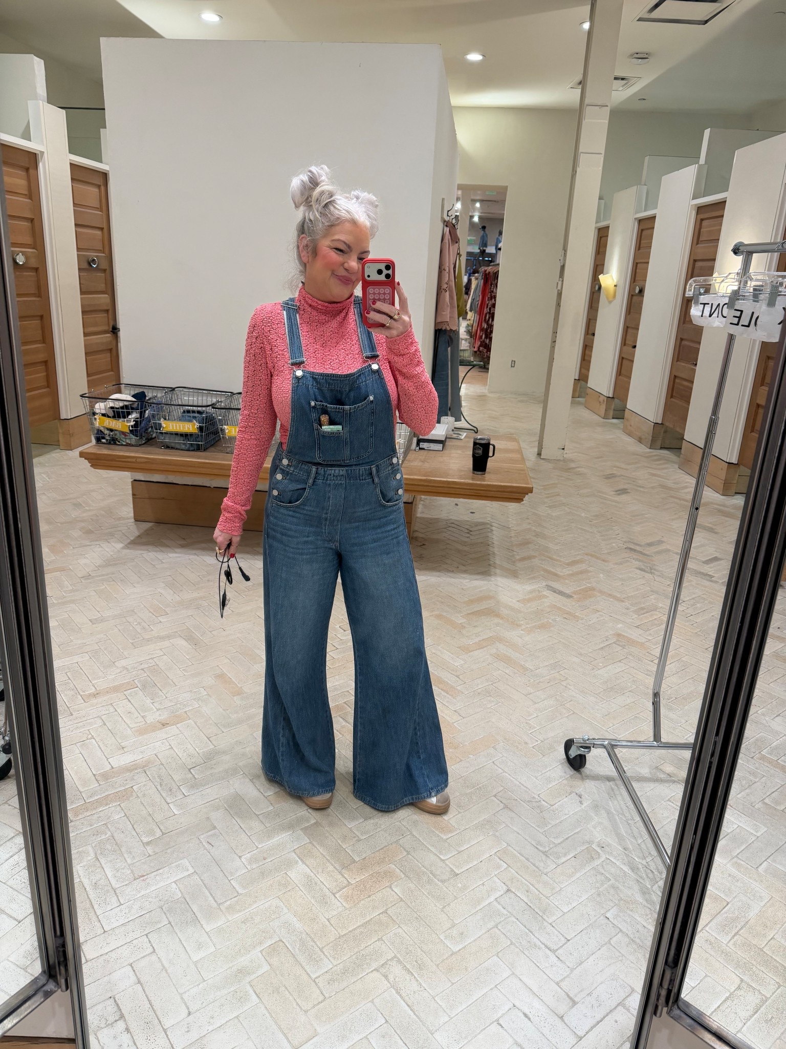 These overalls are my most requested link!!!! 

#LTKMidsize #LTKOver40 #LTKootd