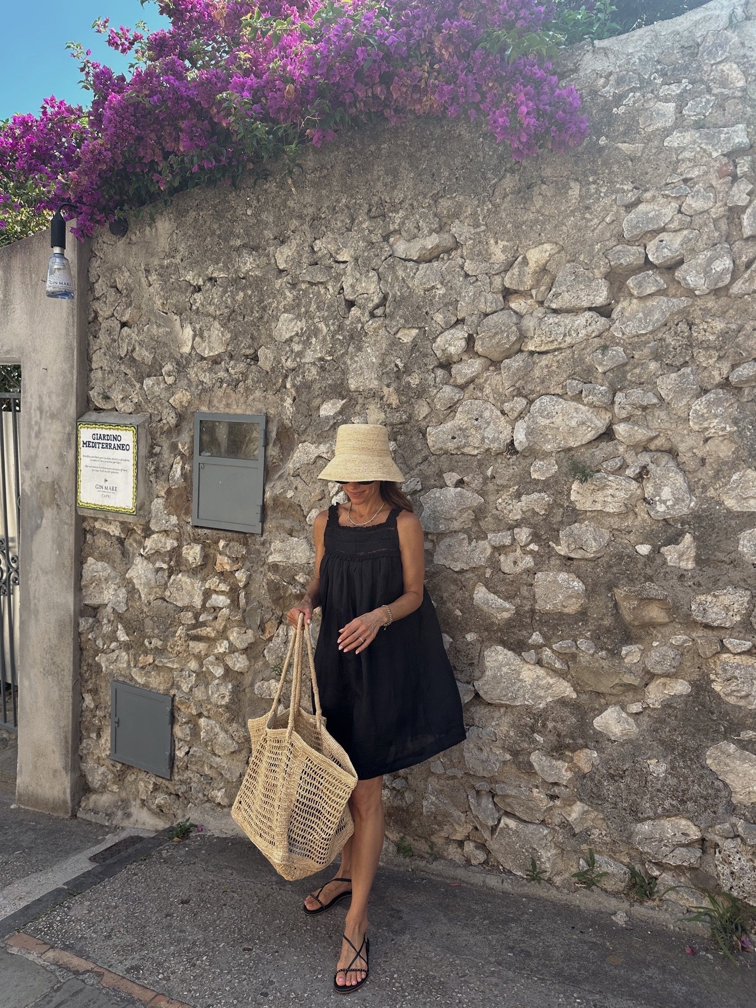 Breezy and lightweight dress for morning breakfast to beach club