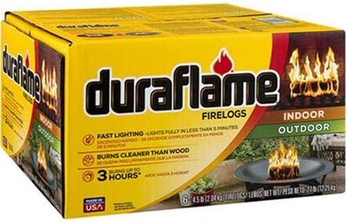 DURAFLAME 2627 023101 Duraflame Fire Log (6 Pack), 5 lb | Amazon (US)
